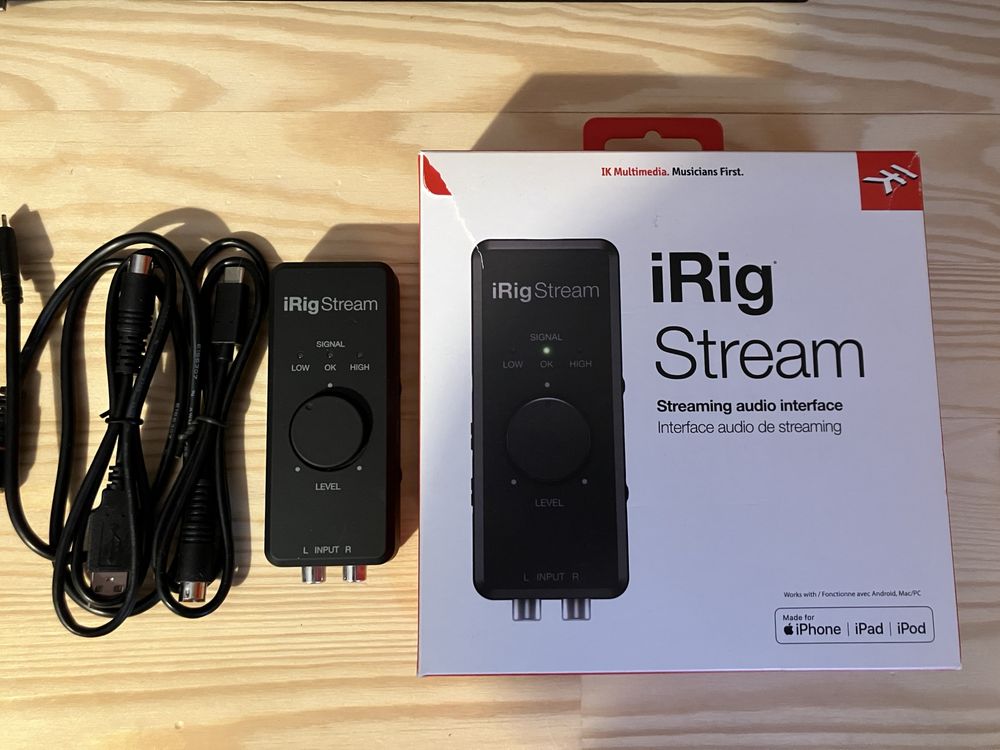 iRig Stream IK Multimedia interfejs audio iphone