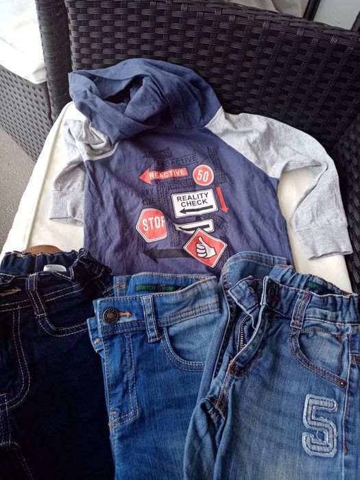 Conjuntos swetas e calças benetton e chicco