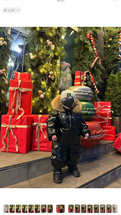 Дитячий зимовий комбінезон 86-92