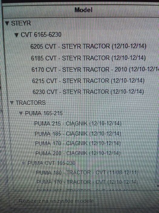 Sekcja zaworu hydraulicznego EHR Case Puma CVX T3 T4b, Steyr CVT, NH