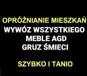 Opróżnianie mieszkań tanio!!!