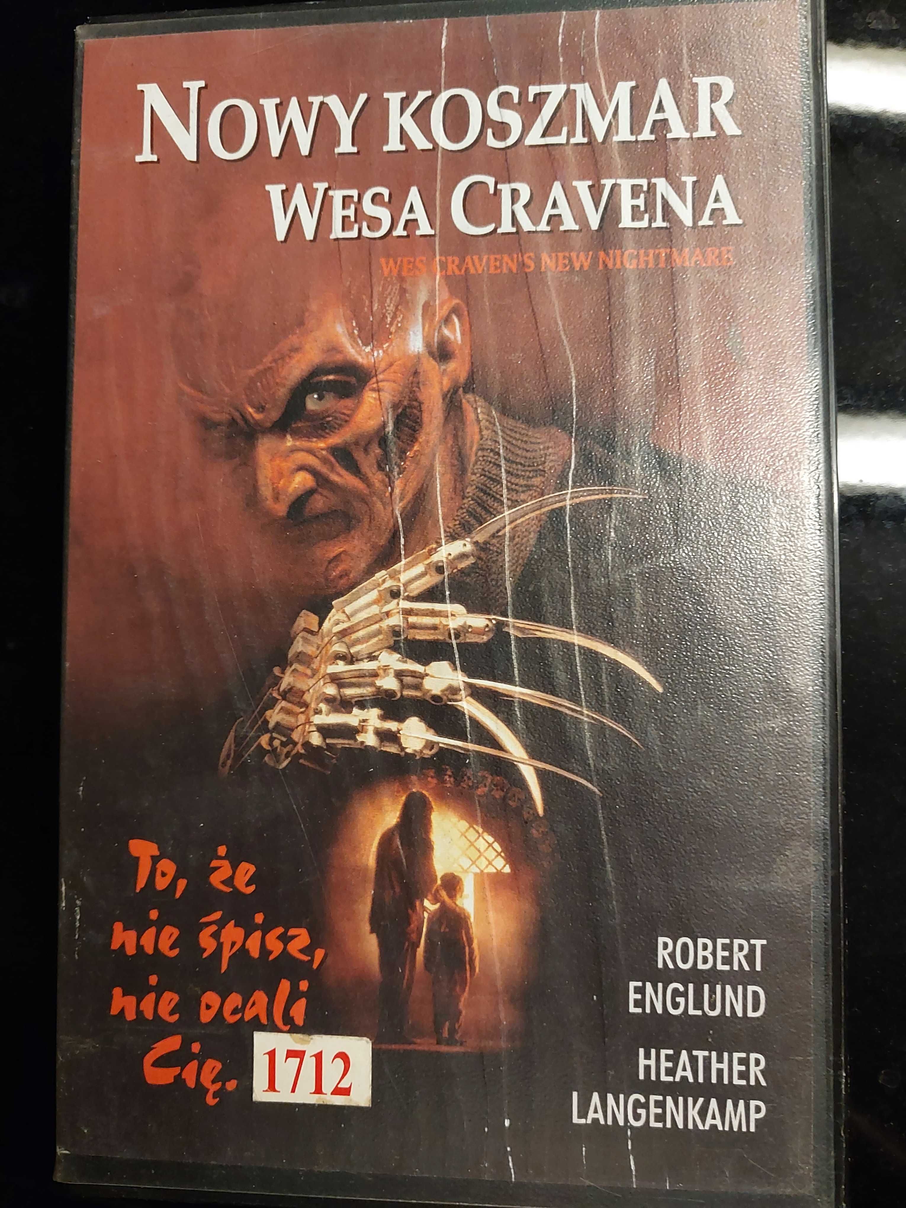 Nowy koszmar Wesa Cravena, vhs