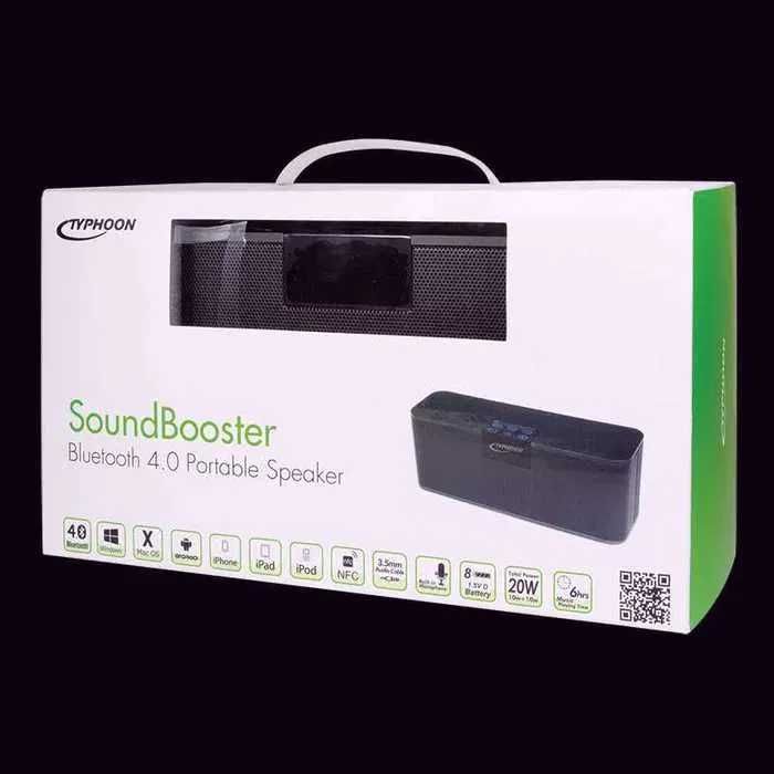 TYPHOON - Caixas Bluetooth em Aço Escovado