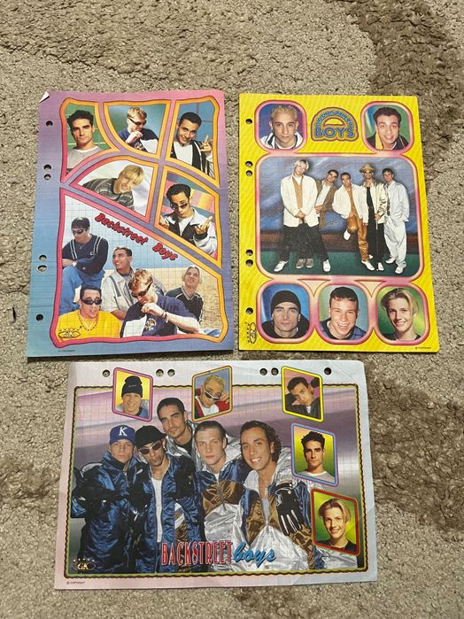 Karteczki do segregatora lata 90