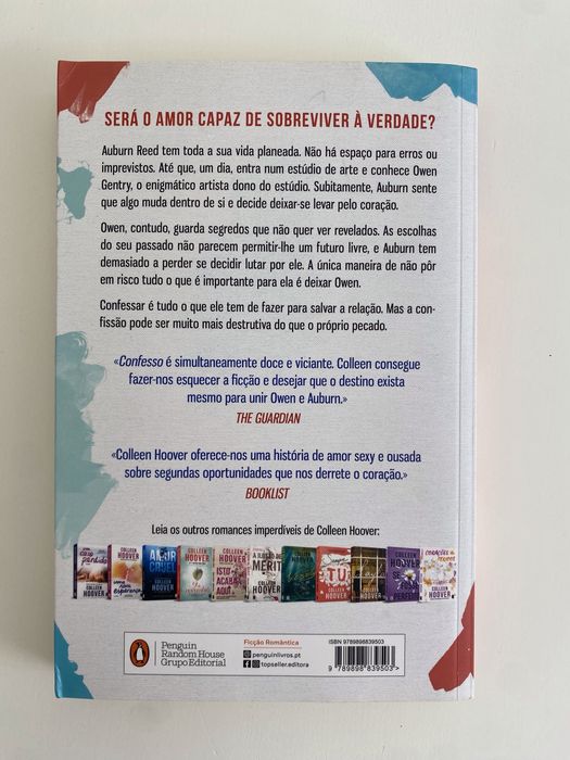 Confesso da autora Collen Hoover