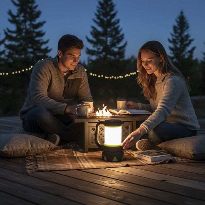 Ліхтар для дому при відключенні світла + Powerbank TS1984