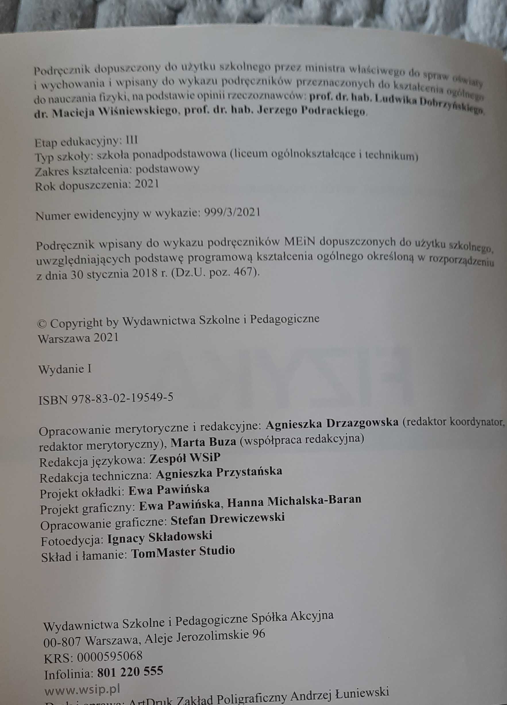 Fizyka klasa 3 WsiP
