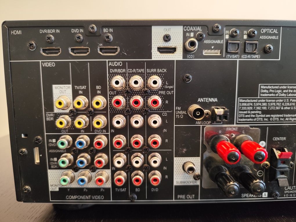 Amplituner Pioneer VSX-421 uszkodzony na części