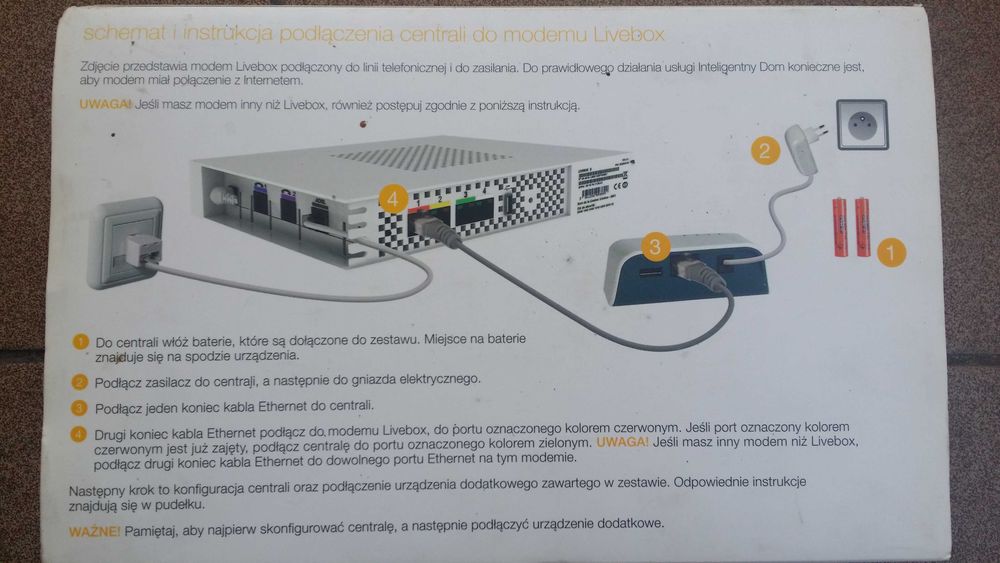 Orange - czujnik ruchu - inteligentny dom