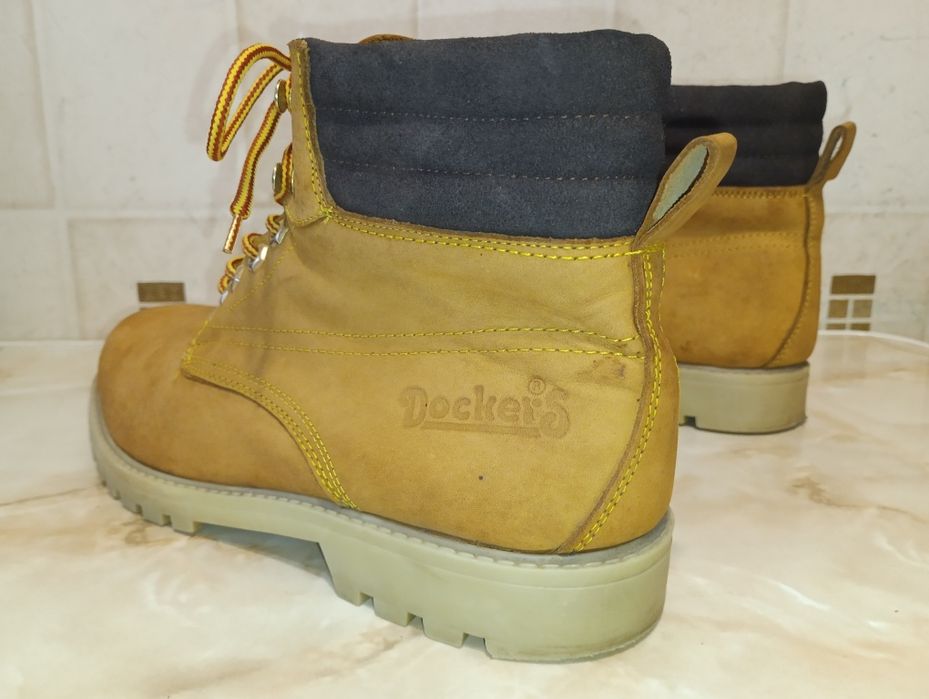 Идеальные Зимние Ботинки Dockers 45p Германия Нубук Термо МегаТеплые