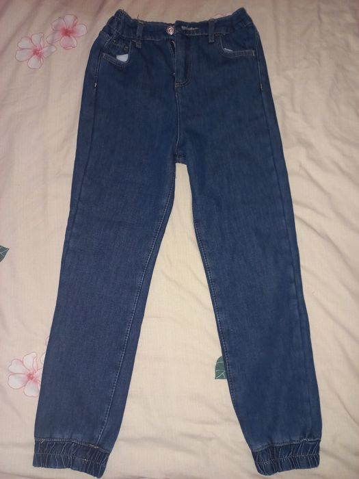 Утеплення штани джинси на манжеті