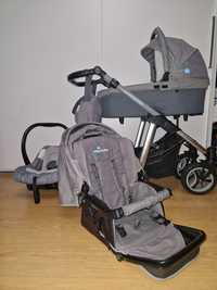 Wózek dziecięcy 3w1 Baby Design Lupo szary