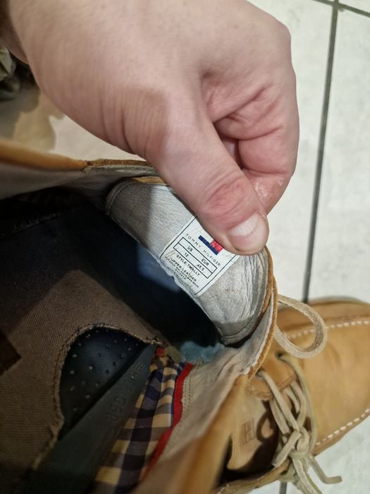 Buty Tommy Hilfiger mokasyny żeglarskie Handmade roz,45,5,46 półbuty