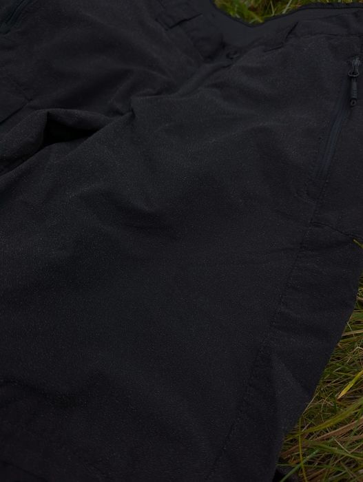 Чоловічі трекінгові чорні штани трансформери Crivit софтшел М-Л 48-50