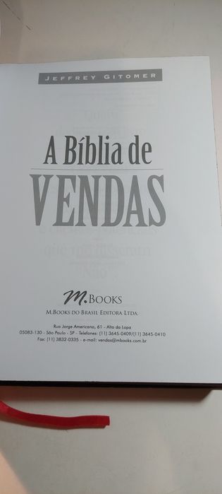 A Bíblia de Vendas - Jeffrey Gitomer