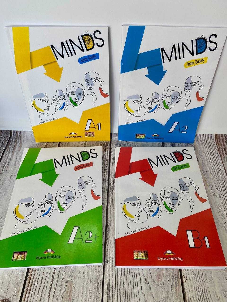 4Minds A1, A2, A2+, B1 Student's Book + Workbook and Grammar Book