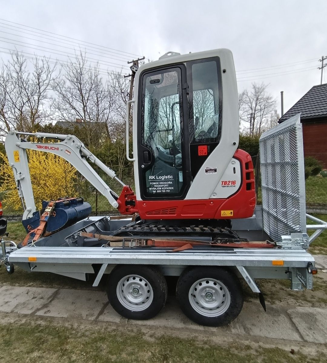 Wynajem minikoparki koparki koparka JCB