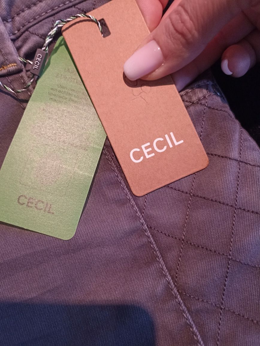 Spodnie dżinsowe szare damskie roz.S/M Cecil