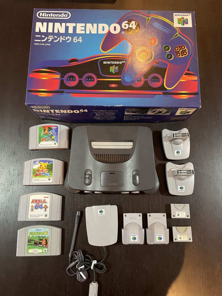 Consolas Nintendo 64, Game Cube e Super Famicom