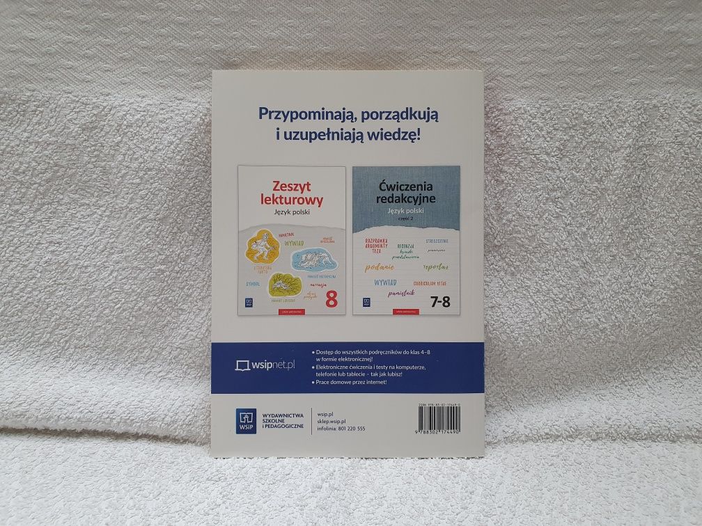 Język polski Gramatyka i Stylistyka zeszyt ćwiczeń klasa 8