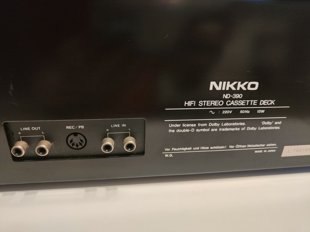 NIKKO ND - 390 Deck