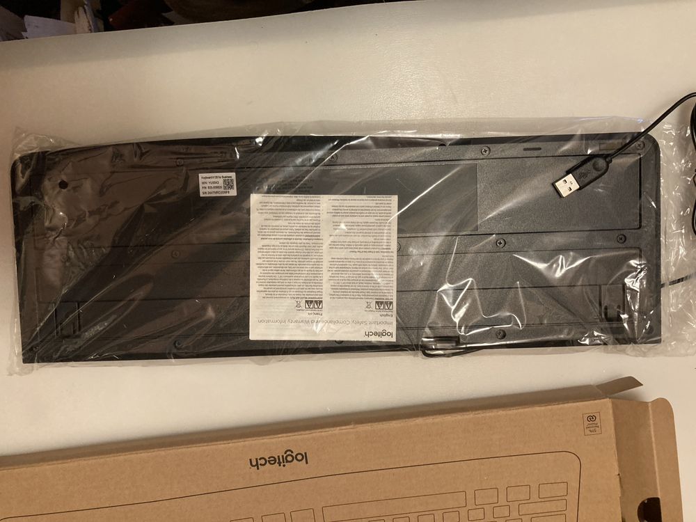 Klawiatura + myszka logitech nowe