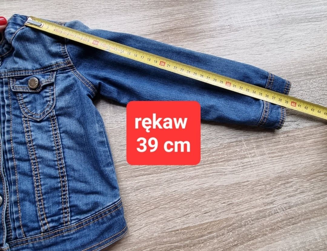 Kurtka jeansowa Zara katana jeans dziewczynka wiosenna