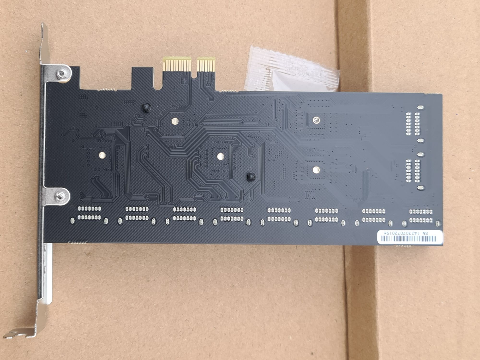 Контролер адаптер PCIE 3.0  x1/16 Sata портів (Chia)