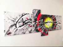 Quadro Tela Pintura Abstrato Decoracao