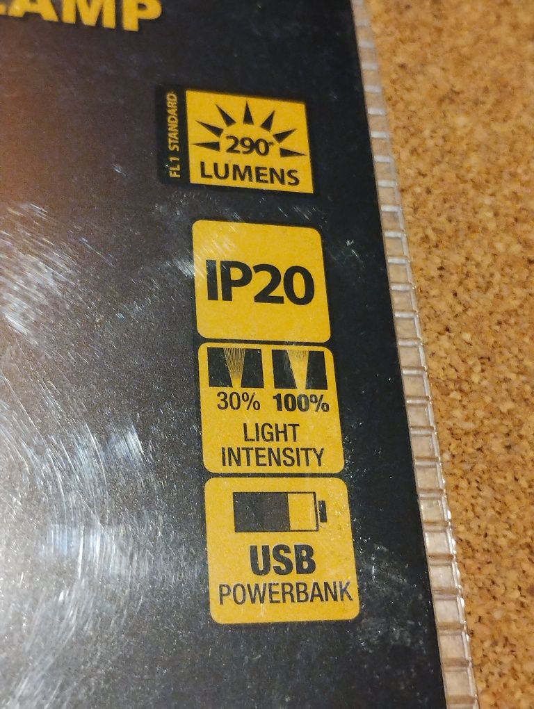 Maximus lampa robocza USB rozkładana 290 lumen