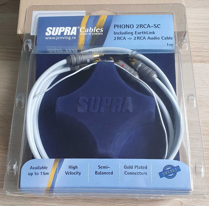 Interkonekt Supra Phono 2RCA-SC