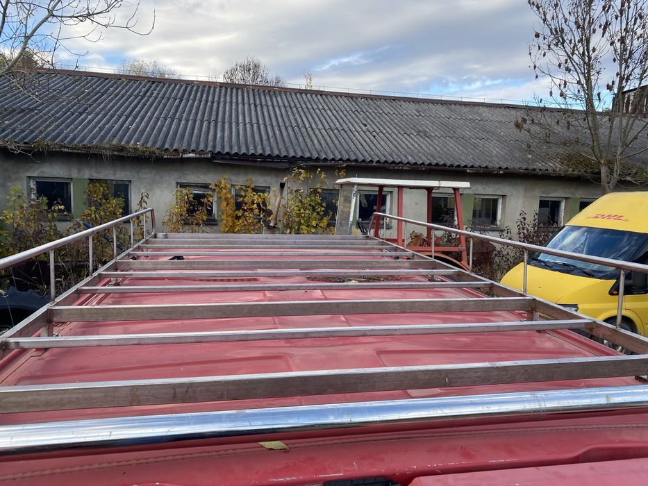 Bagażnik dachowy nierdzewka rolka renault trafic opel vivaro