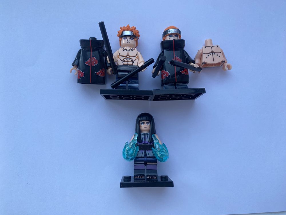 Лего фігурки one piece, Chainsaw Man, Naruto