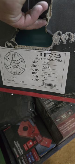 Vendo jantes japan racing 17 4x100 4x108