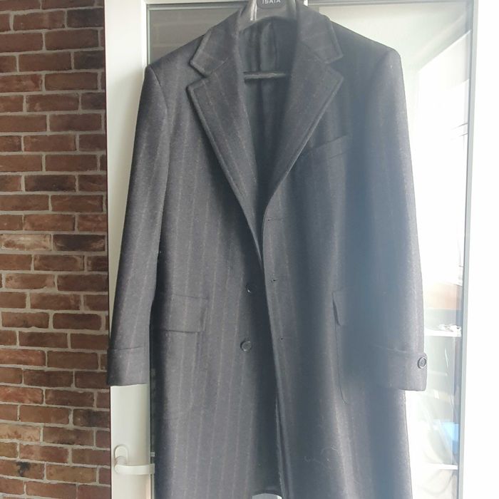 Пальто мужское шерсть , производство  Италия
