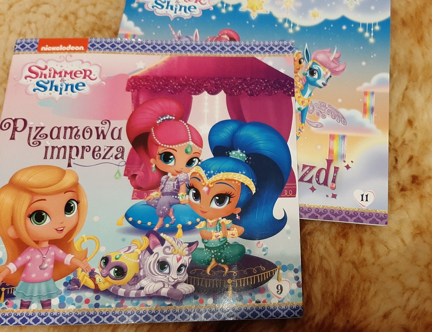 Shimmer&Shine książeczki nr 9 oraz 11