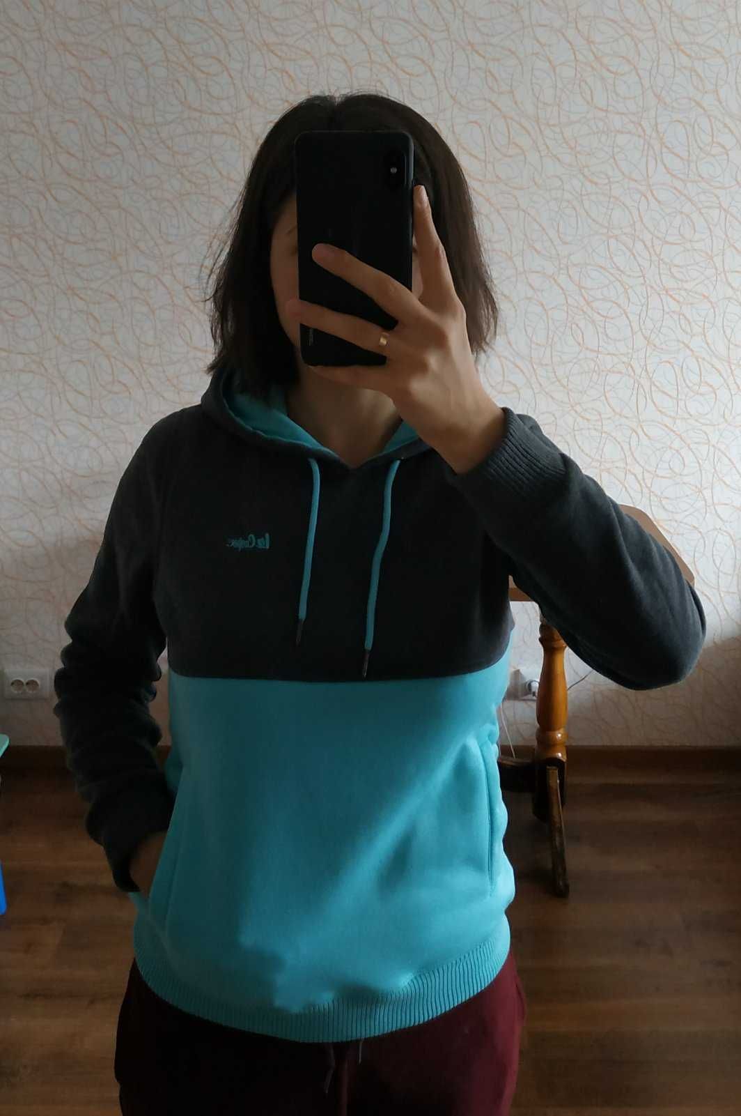 Толстовка худі кофта жіноча на флісі фліс Lee cooper оригінал