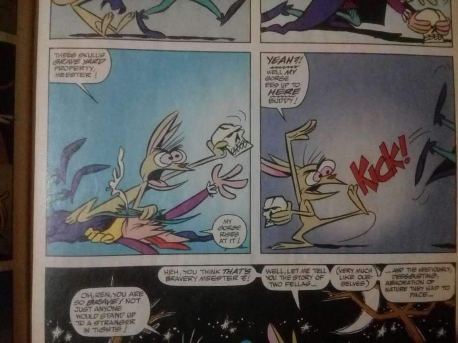 Livro BD Americana Marvel comics " The Ren e Stimpy Show".
