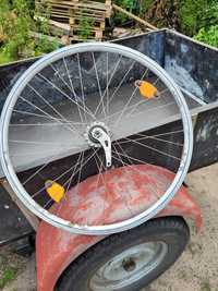 Koło do roweru aluminiowego z przerzutkami w piaście