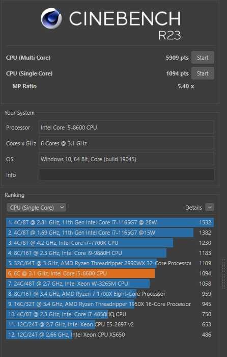 MSI Z370 PC PRO i5 - 8600 16GB Crucial Ballistix 3200MHz SPC Fortis 3