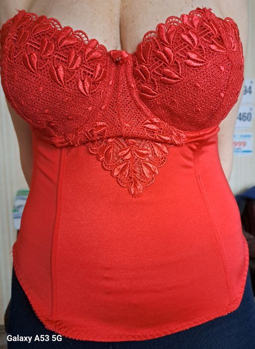 Śliczny,  sexi, gorset.