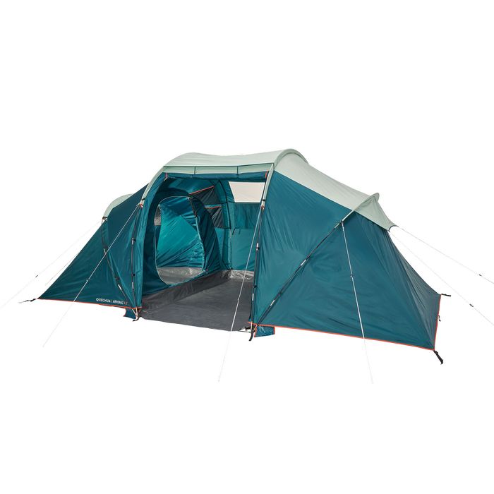 Tenda de campismo com varetas - ARPENAZ 4.2 - 4 pessoas - 2 quartos