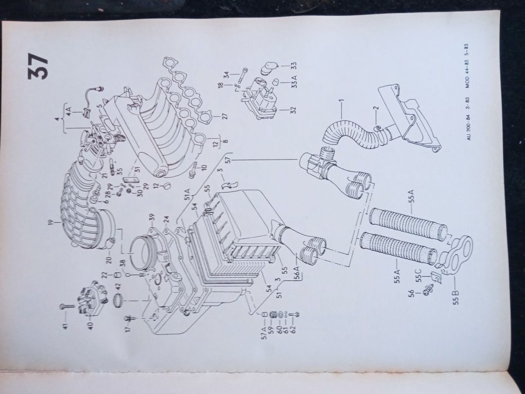 Książka serwisowa Audi 100 Avant