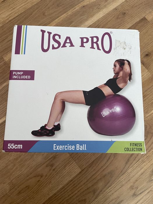 Piłka gimnastyczna do ćwiczeń 55 cm USA PRO