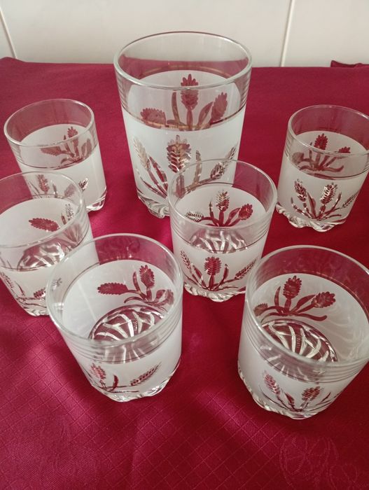 Conjunto de 6 copos+ balde de gelo