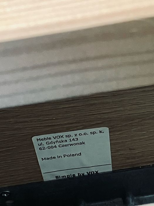 PILNE :) Idealne łóżko Simple by Vox 70x140 cm.