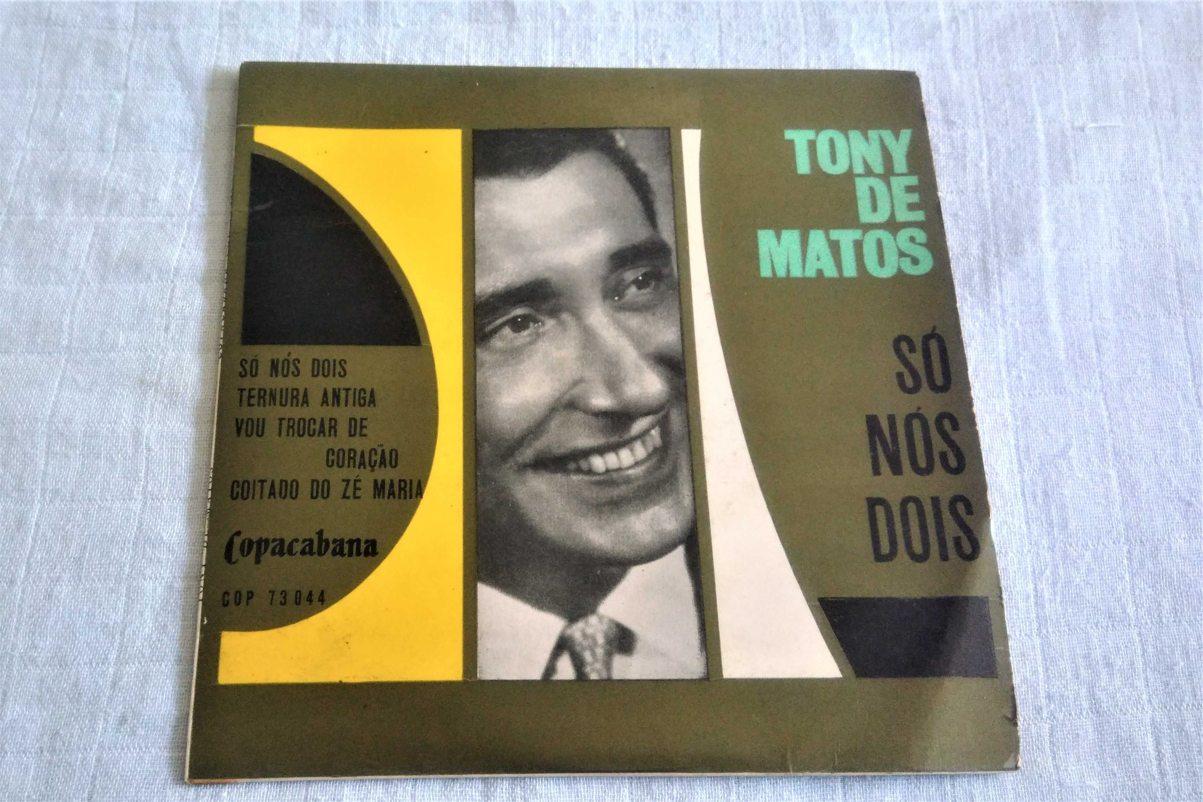 Disco vinil single Só nós dois, Tony de Matos, anos 60