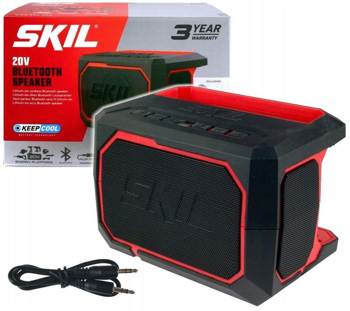 Głośnik Bluetooth Powerbank Ładowarka Usb 20v 3151 Skil