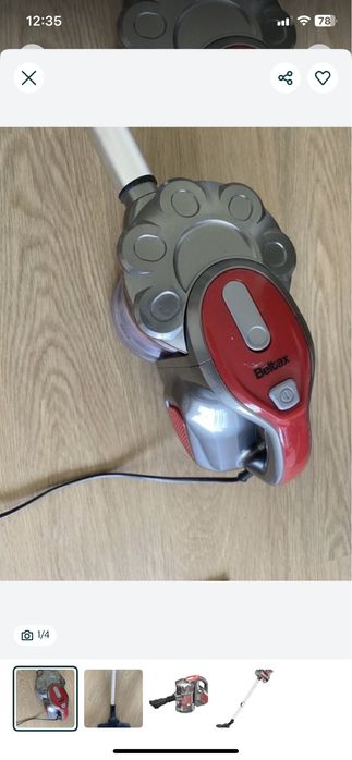 Aspirador vertical 500ml sem saco 600W