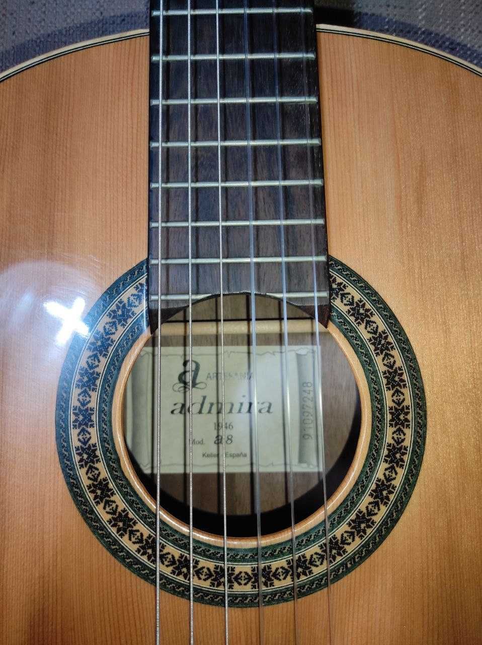 Hiszpańska gitara Admira A8 + pokrowiec